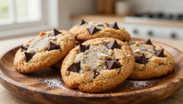 Chocolate Almond Cookies