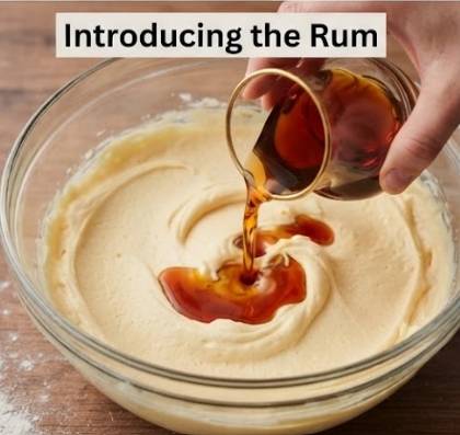 Rum buttercream