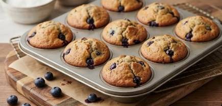 Paleo Blueberry Muffins