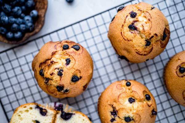 Paleo Blueberry Muffins